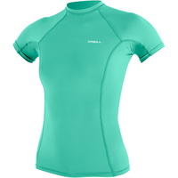 Womens Basic Skins Short Sleeve Rash Vest